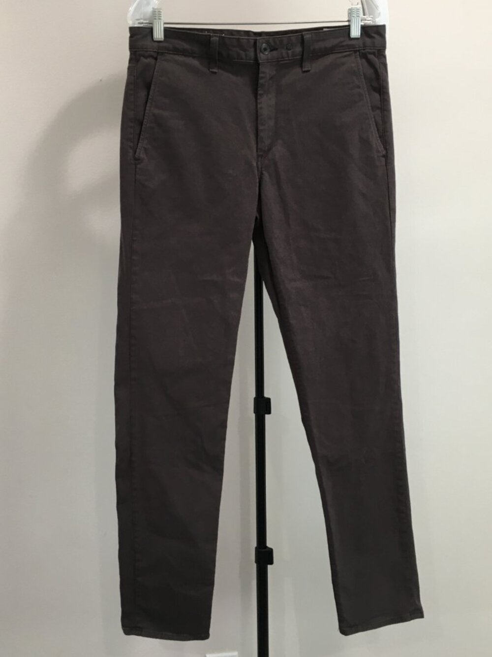 RAG & BONE Dark Gray/Grey Logo Hardware Cotton Blend Jeans